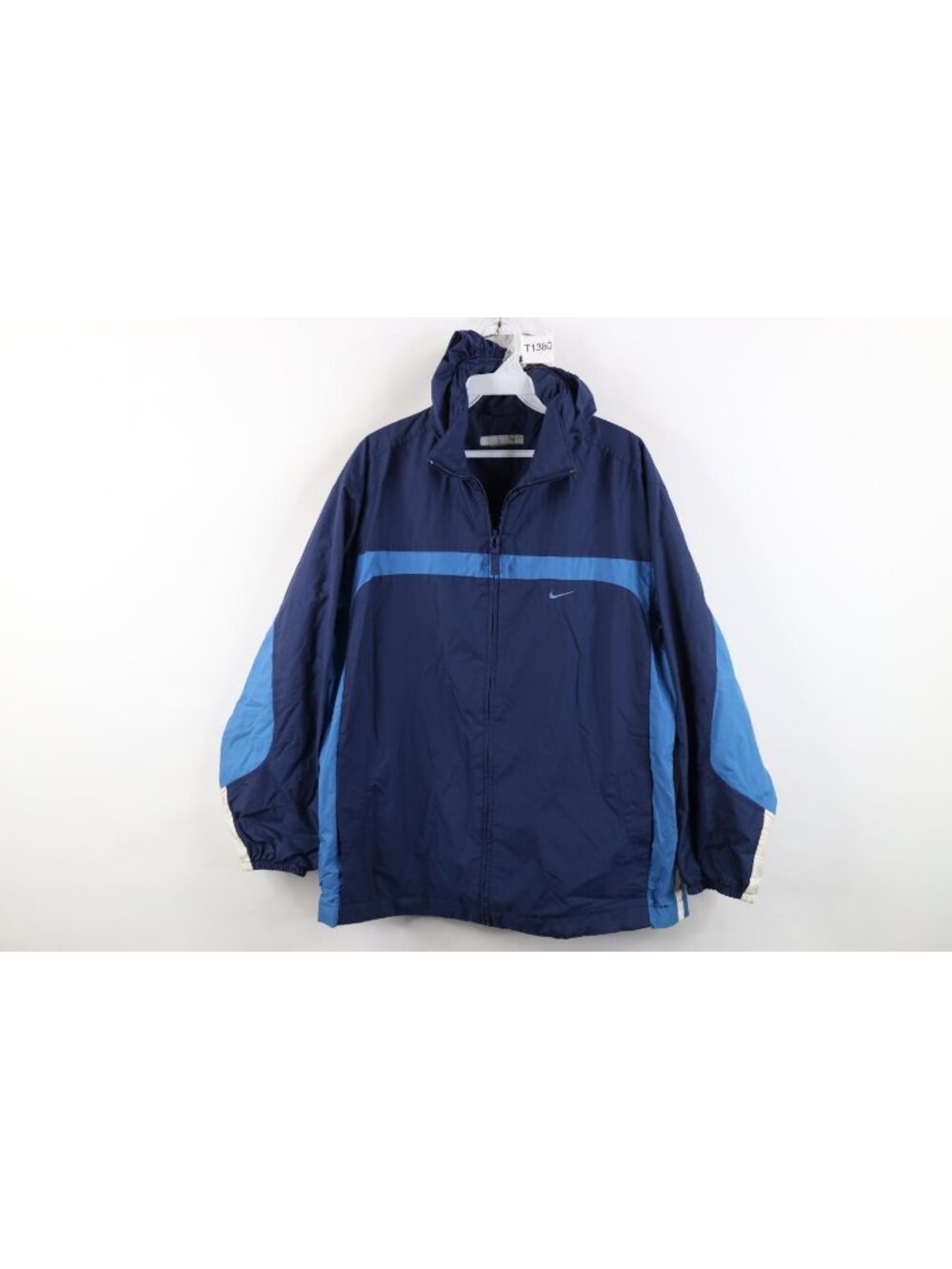 Vintage Y2K Nike Travis Scott Mini Swoosh Windbreaker Jacket Womens Size S Blue